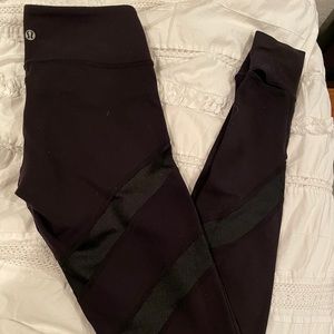 Lululemon wunder under crisscross leggings